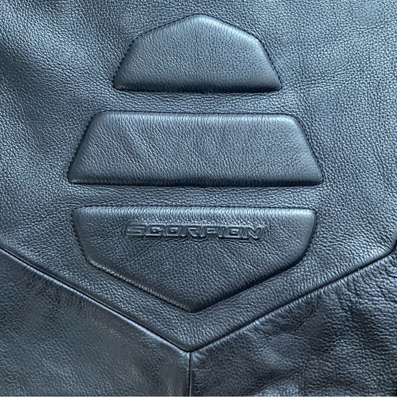 Scorpion Exo Skeletal Protection Get Stung Leather Motorcycle Jacket Liner XL - Picture 6 of 16